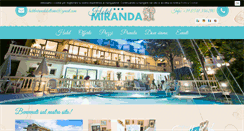 Desktop Screenshot of albergomiranda.com